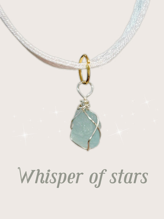 Pet crystal necklace✨🩵Whisper of Stars