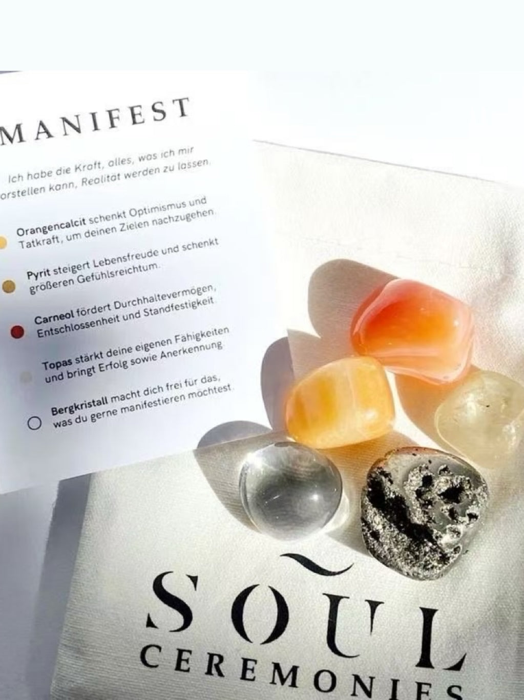 Mystical Essence Stones💛Sunshine Energy pack